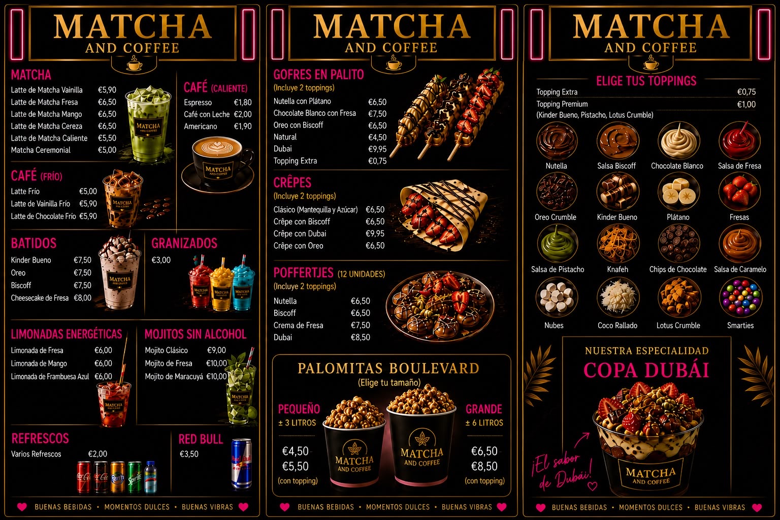 Full menu