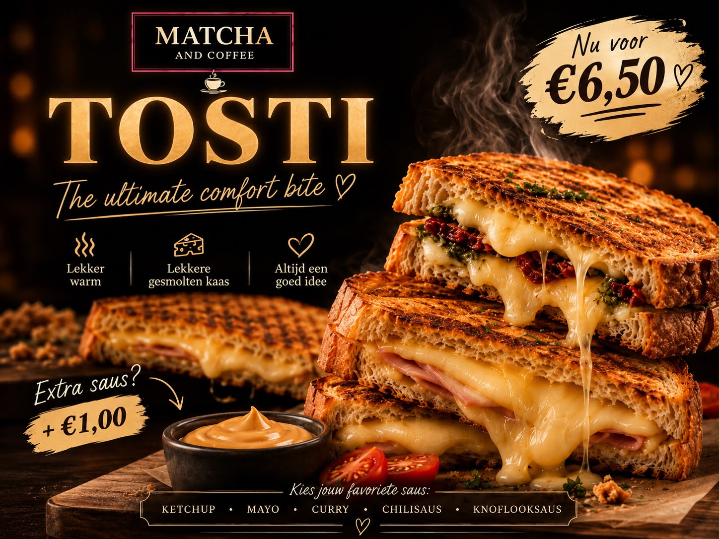 Tostis recién hechos